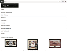 Tablet Screenshot of prestigeauthentics.com